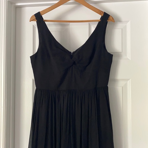J. Crew 100% silk chiffon twist front tank dress - Picture 4 of 11